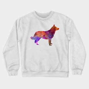 Lapponian Herder in watercolor Crewneck Sweatshirt